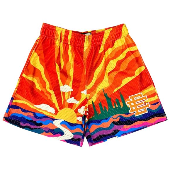 Eric Emanuel EE Basic Shorts NYC Sunset Yellow - Picture 1 of 4